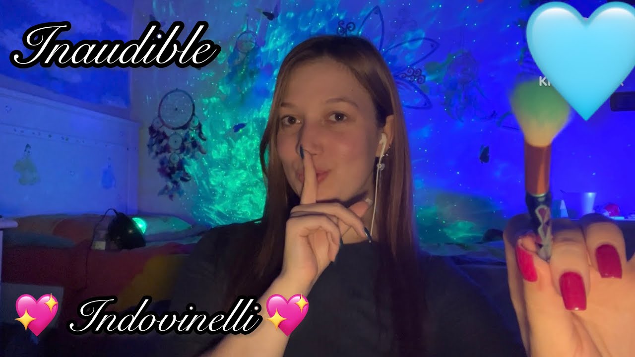 ASMR ITA/ GUESS INAUDIBLE WORD ✨✨ + INDOVINA LA PAROLA NELLO SCHERMO ❤️❤️