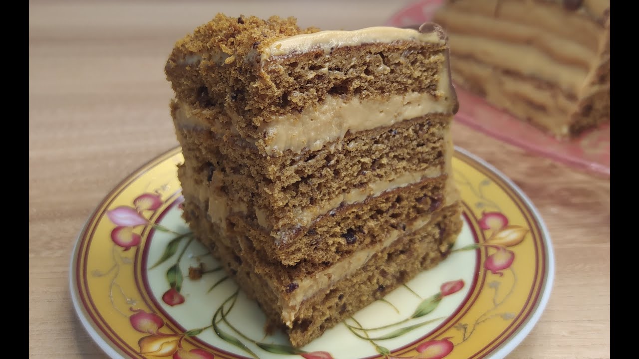 Торт на НОВЫЙ ГОД 2021. ТОРТ с финиками 🎄 Очень Вкусный Торт на Праздник