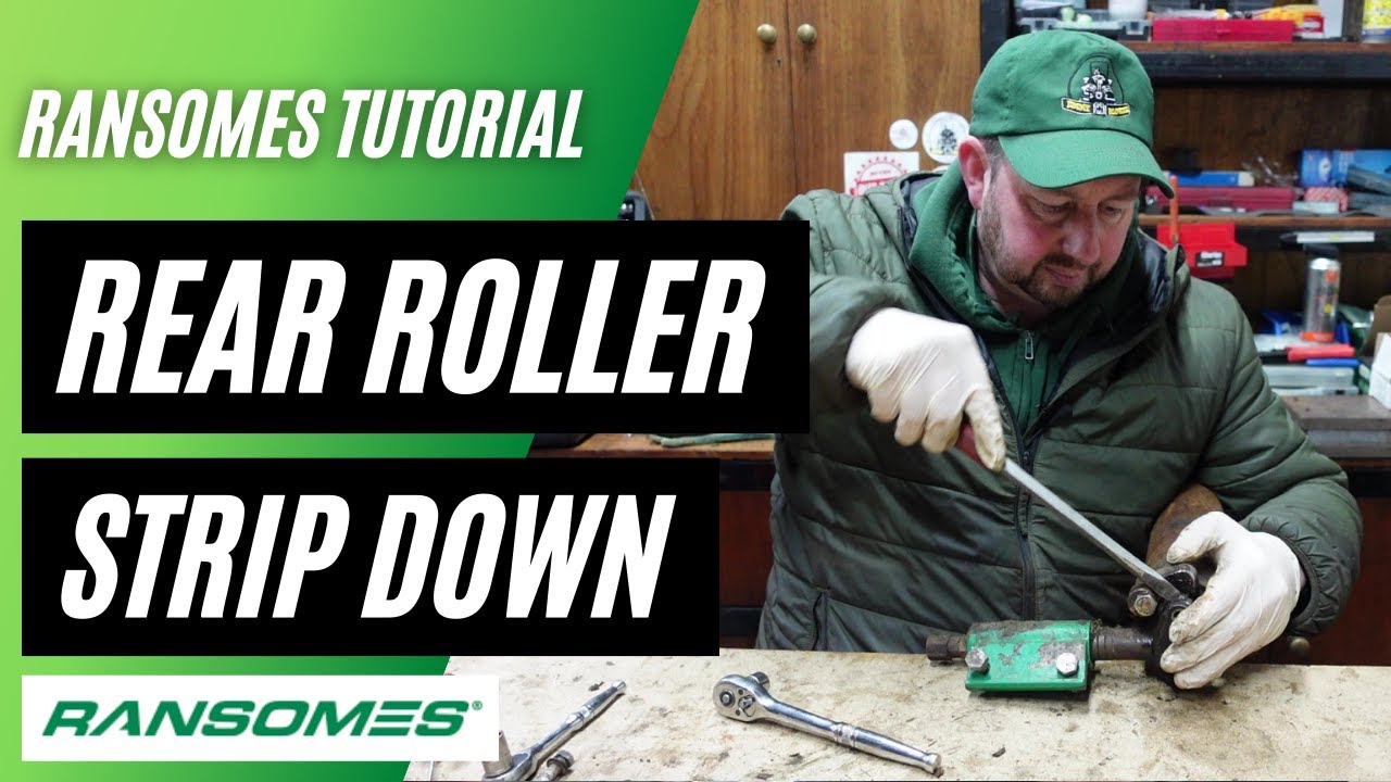 Ransomes rear roller assembly strip down Magna 250 Sport 200 Commander Parkway 3, Plus, 2250 Highway