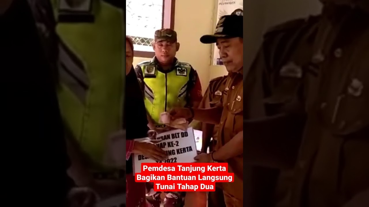 Serah Terima Bantuan BLT DD Tahap Dua