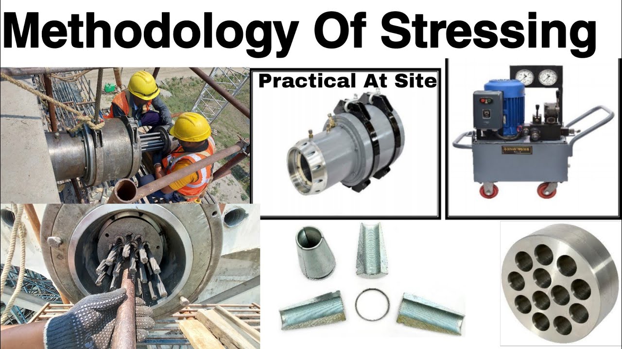 Psc Girder Stressing | Post Tensioning Concrete | Pre Tensioning |  PSC Grider Stressing Methodology