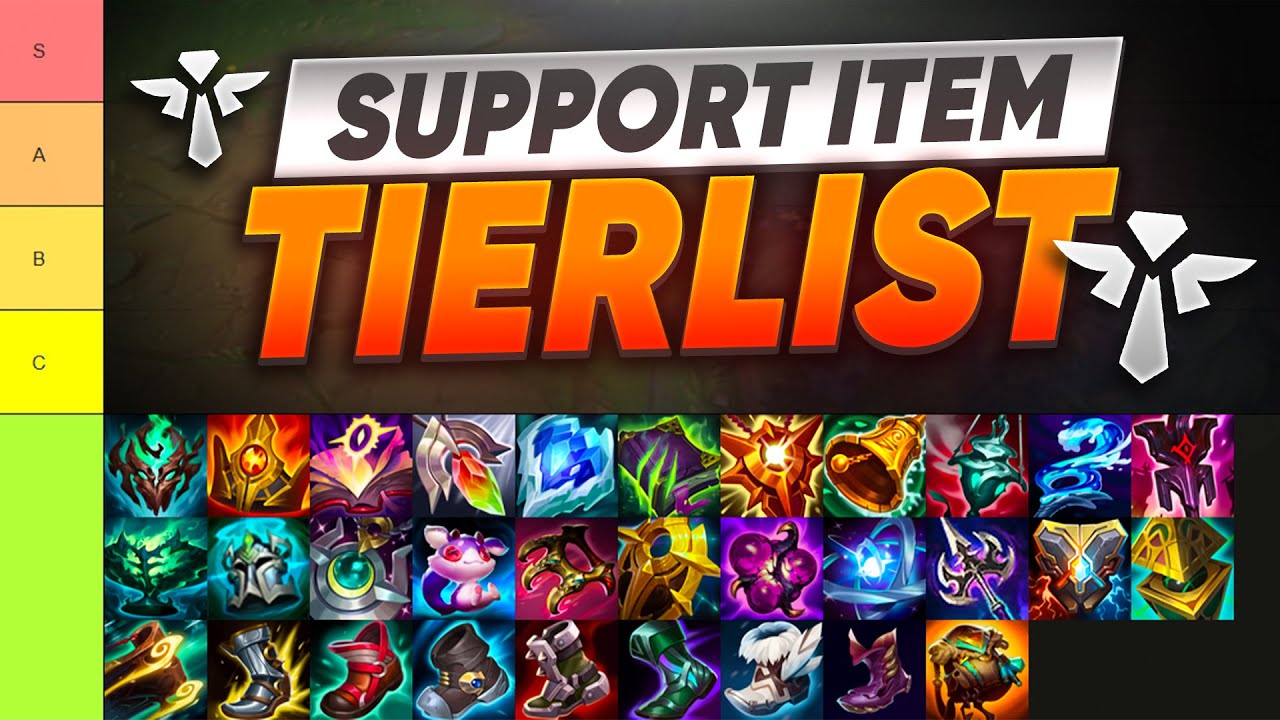 THE SUPPORT ITEM TIERLIST - LEAGUE OF LEGENDS META ANALSYIS