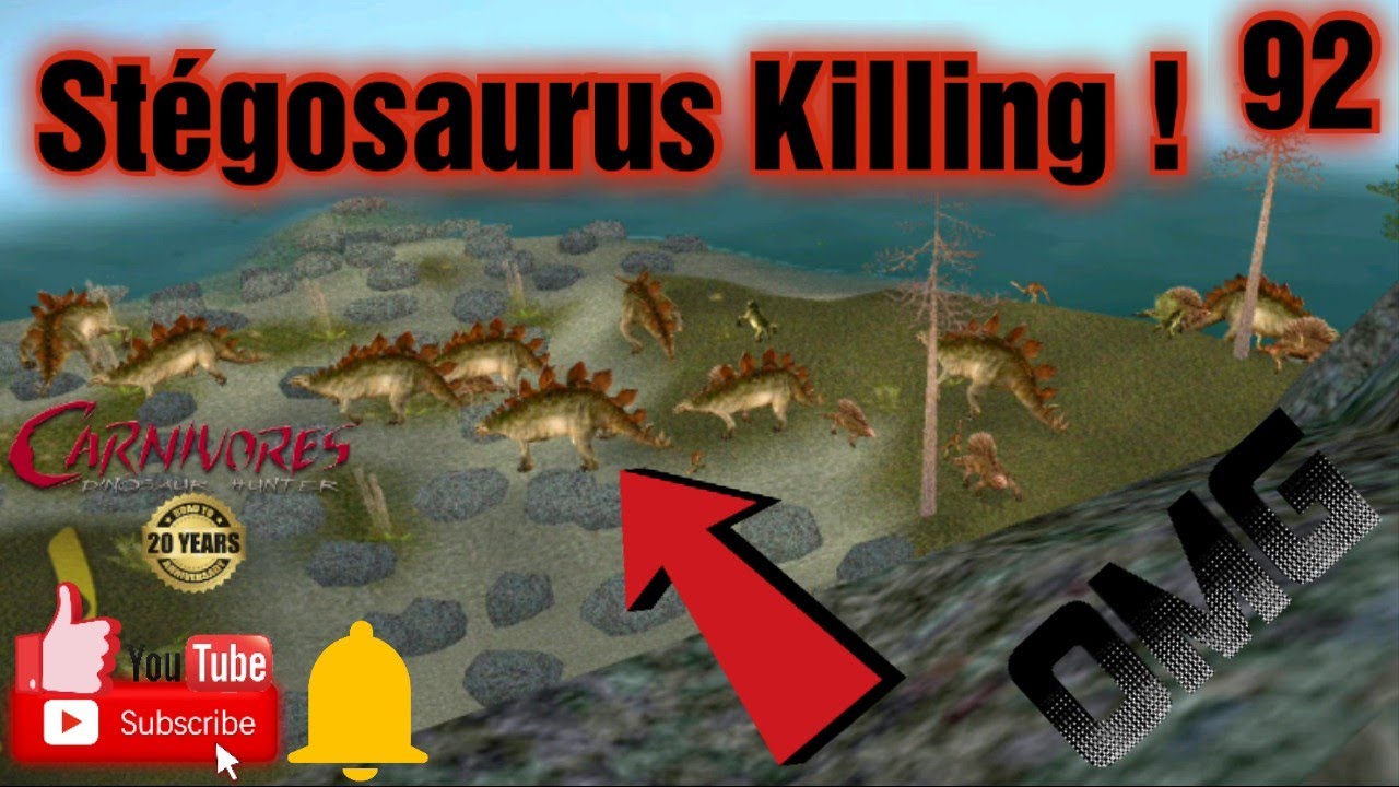 Carnivores dinosaur hunter 92 : Stegosaurus Killing !