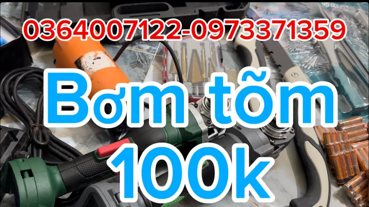 ✅✅✅ thanh lý bơm tõm pin chỉ 100k duy nhất 1 ngày hôm nay 