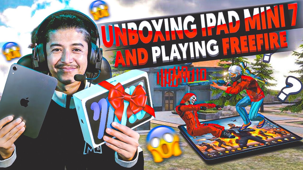 UNBOXING I PAD MINI 7 || PLAYING FREEFIRE ON I PAD MINI 7