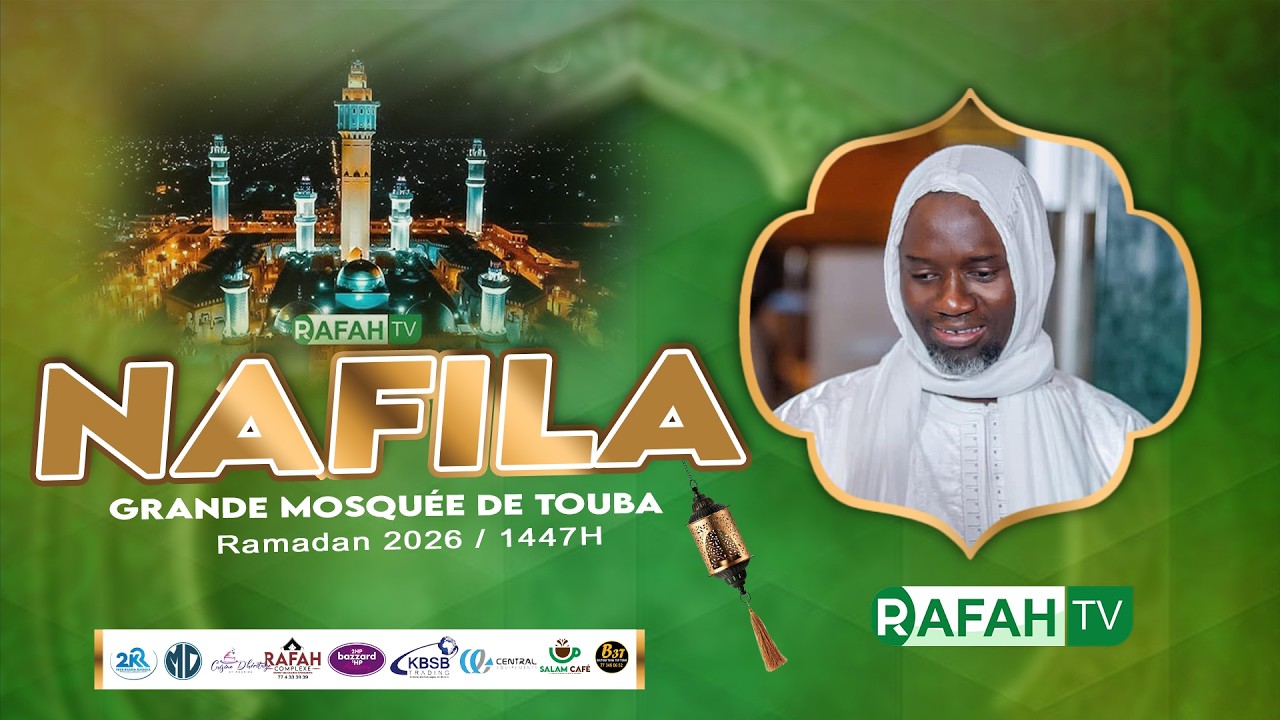 🔴 𝗘𝗻 𝗗𝗶𝗿𝗲𝗰𝘁 𝗱𝗲 𝗹𝗮 𝗚𝗿𝗮𝗻𝗱𝗲 𝗠𝗼𝘀𝗾𝘂𝗲́𝗲 𝗱𝗲 𝗧𝗼𝘂𝗯𝗮 Nafilah 28eme Nuit Ramadan 1447h - 17 Mars 2026
