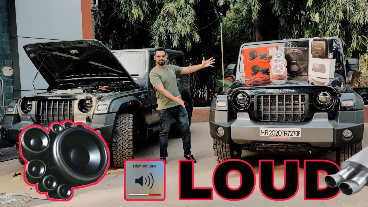 THAR MUSIC SYSTEM & EXHAUST worth Rs 1++lac 🤐😱🤯