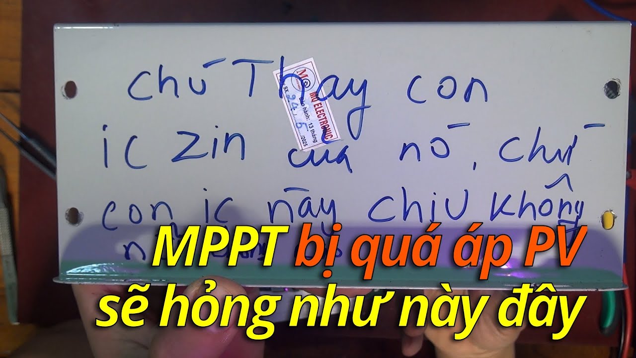Sửa mppt Mạnh Quân | sửa sạc năng lượng mặt trời