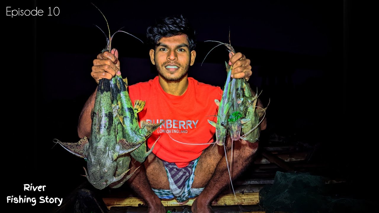 Episode 10_ তুরাগ নদীর রাক্ষসে মাছ ধরলাম_Devil Catfish_Sperata Fish Turag River Fishing Monster Nets