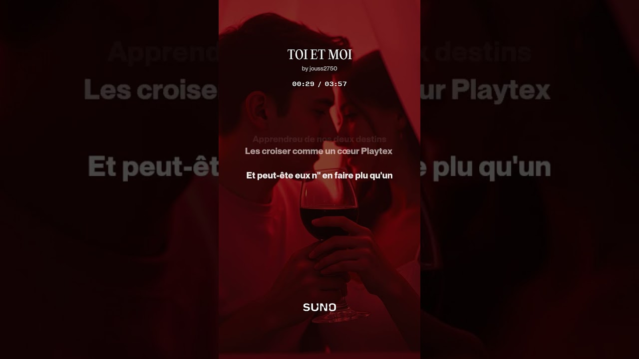 TOI ET MOI: texte original @jouss2750 