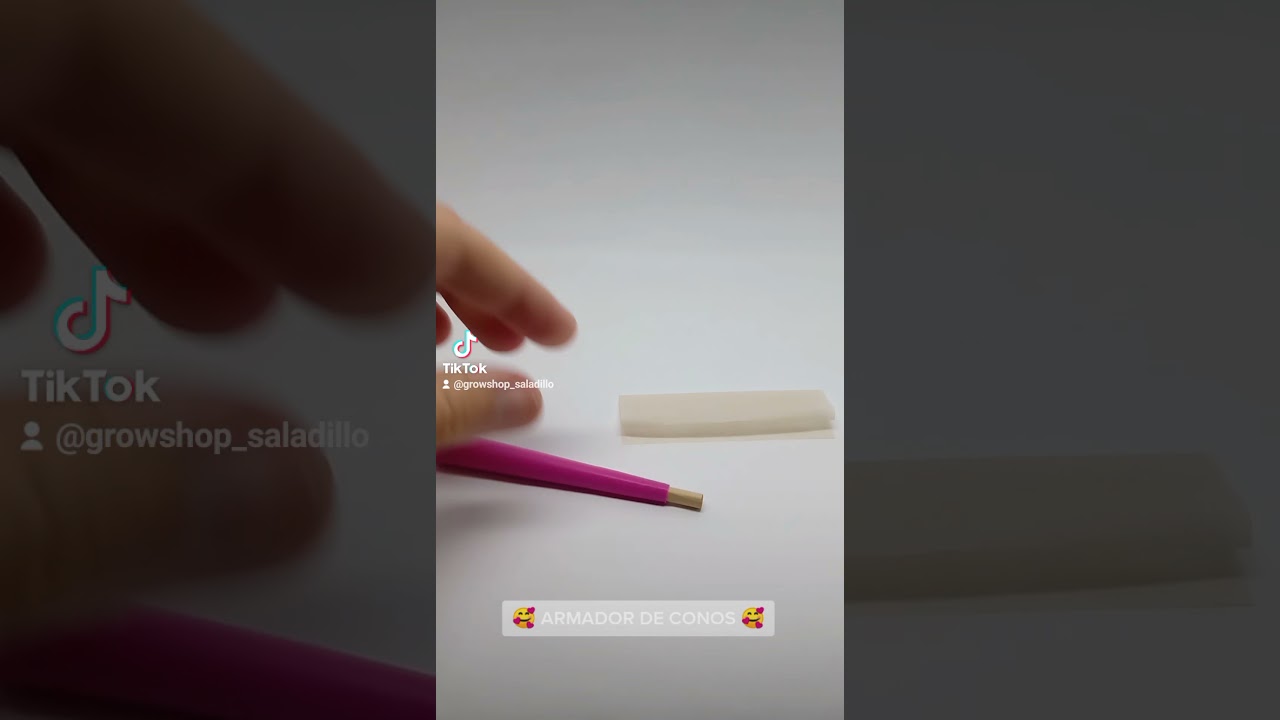 ARMADOR de CIGARRO CONO con HIERBA