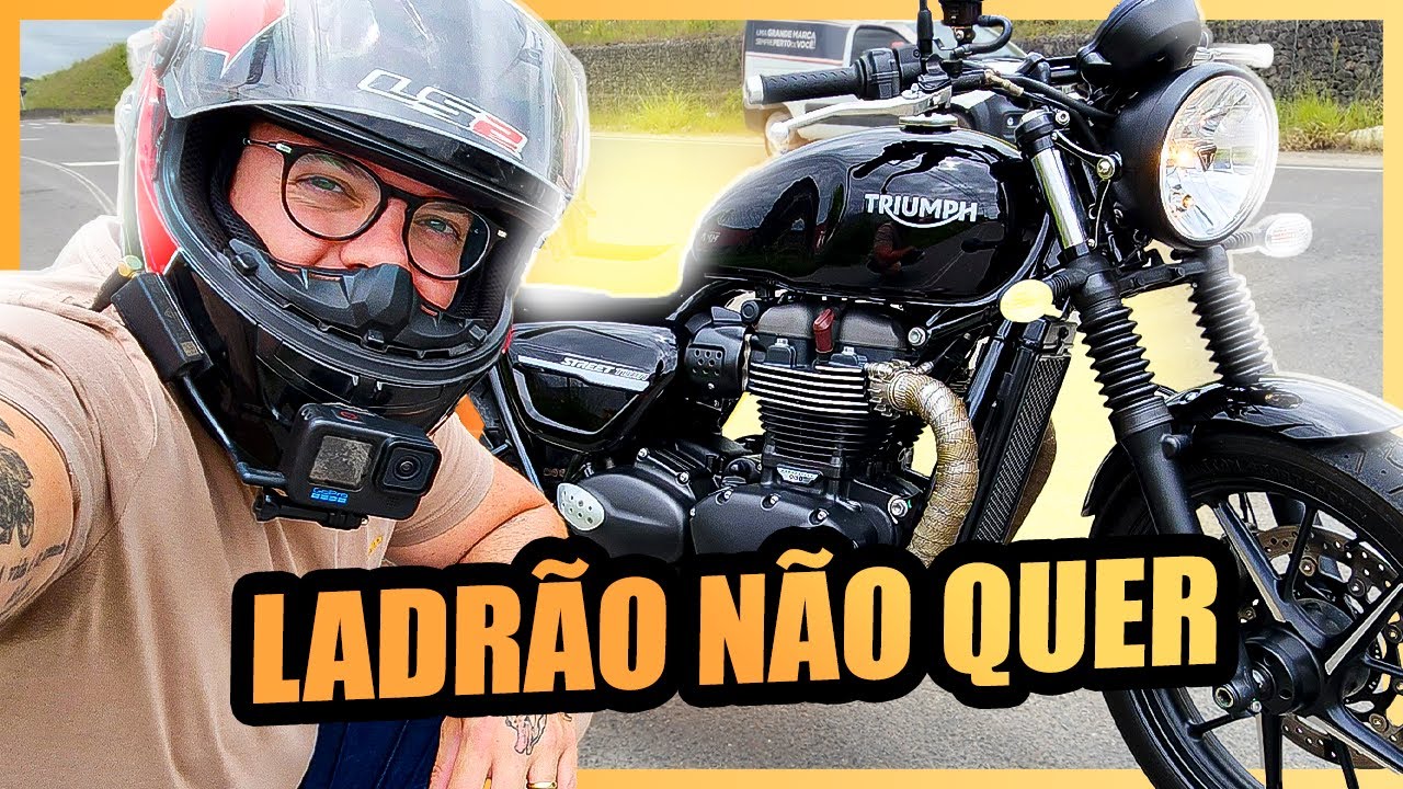 ACHAMOS A MOTO PERFEITA QUE L4DRÃO NÃO QUER *TRIUMPH STREET TWIN 900*