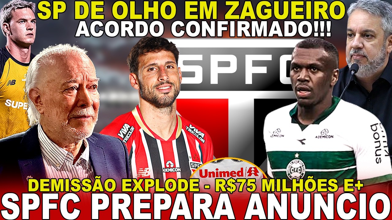 ESPETACULAR!!! SPFC FECHA NEGÓCIO! R$75 MILHÕES NOS COFRES | REFORMULAÇÃO NA ZAGA | YOUNG RENOVA? E+