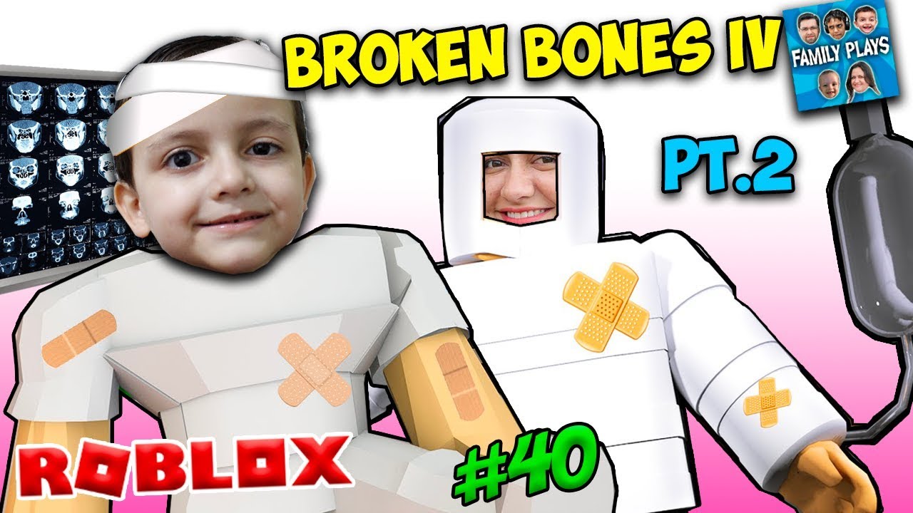 Roblox QUEBRANDO OS OSSOS COM MAMÃE FAMILY (Broken Bones IV Pt. 2) Family Plays
