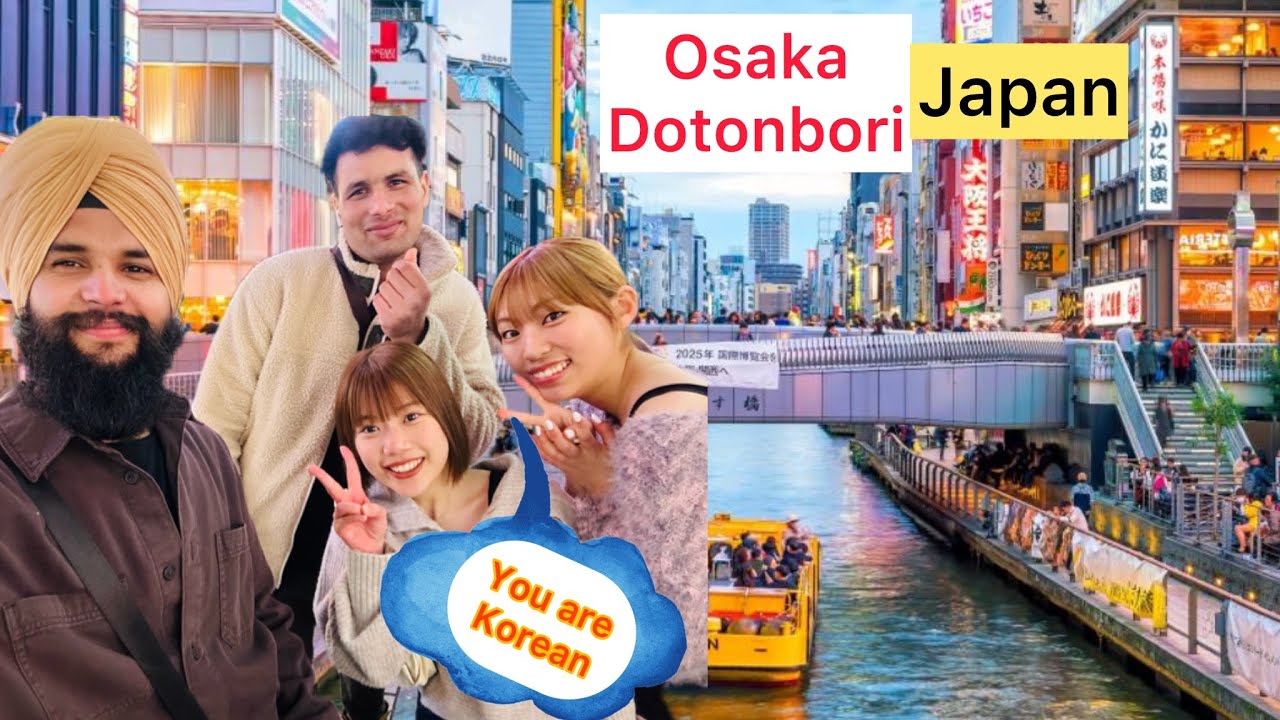 Big size 😱 Dotonbori River tourist place with Deepdelhi