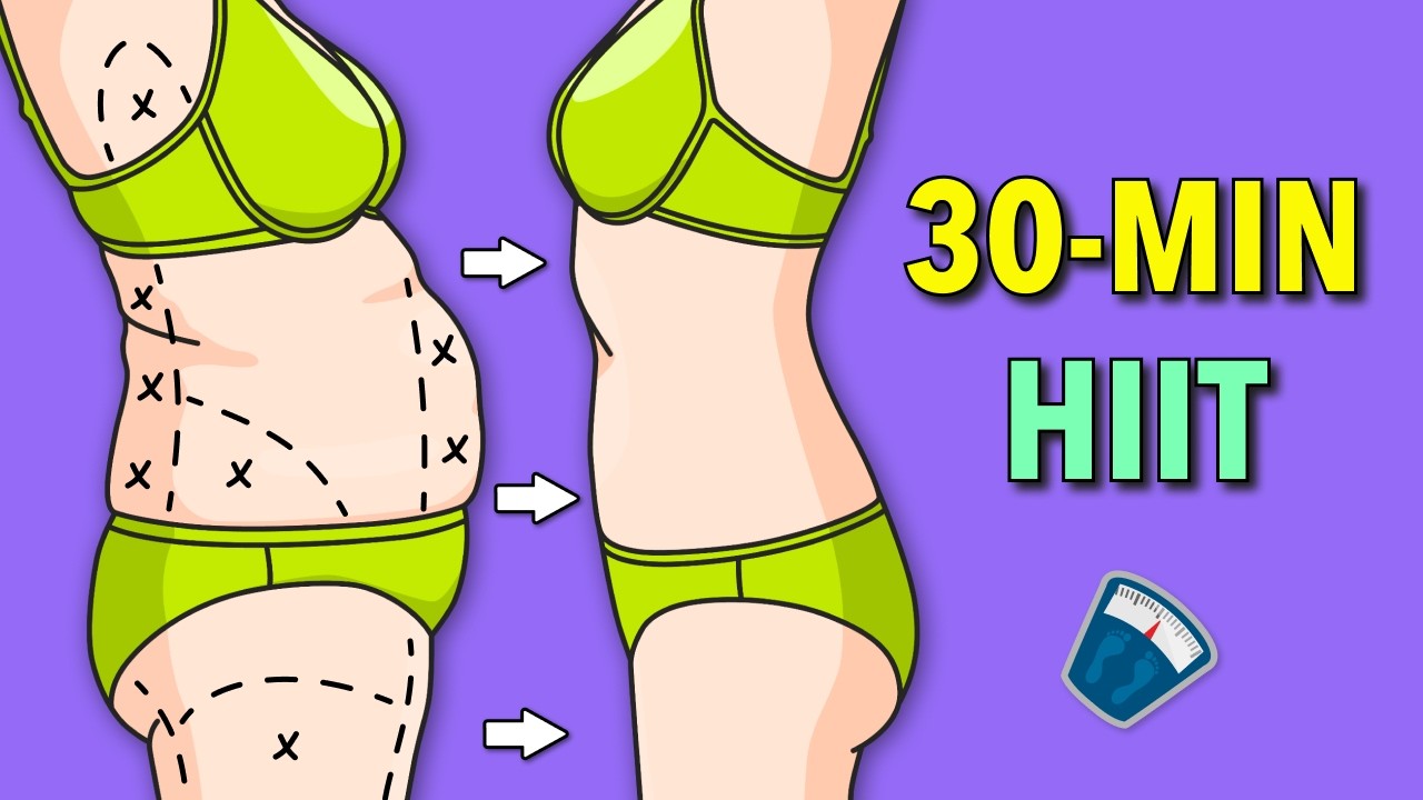 30-Min HIIT Workout to Burn Calories and Lose Weight at Home