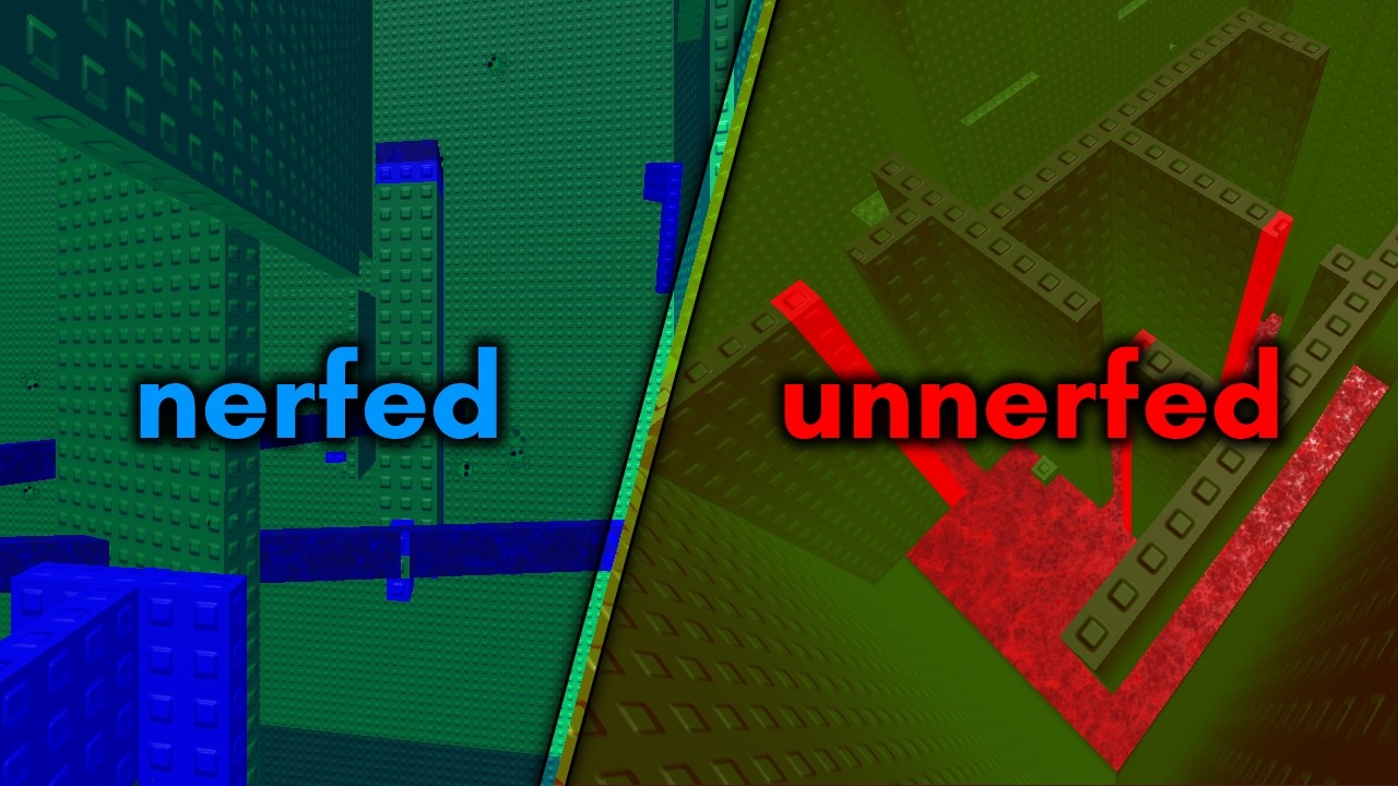 Unnerfed vs Nerfed ToER - Roblox EToH