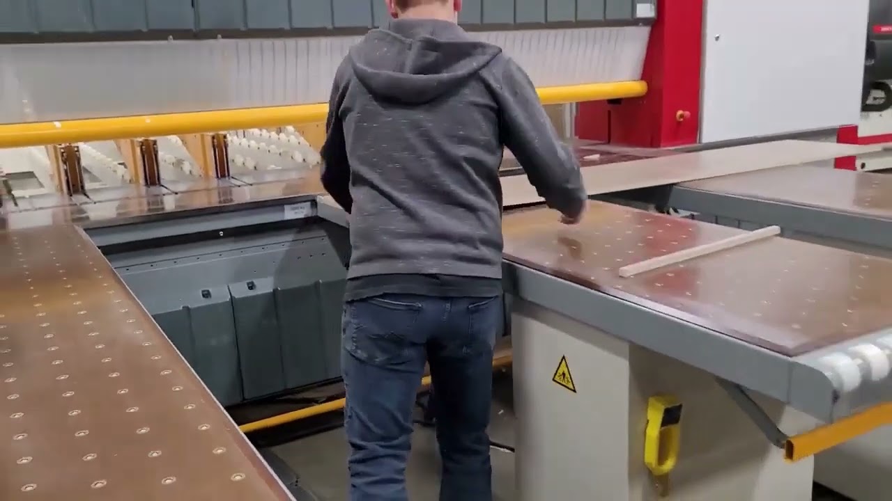 Schelling fh6 Beam Saw - Cutting in Automatic Mode