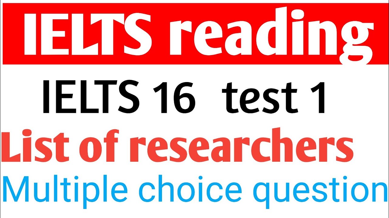 Будущее работы, ответы на чтение IELTS | академический IELTS16 Test1 MCQ S, список исследователей...