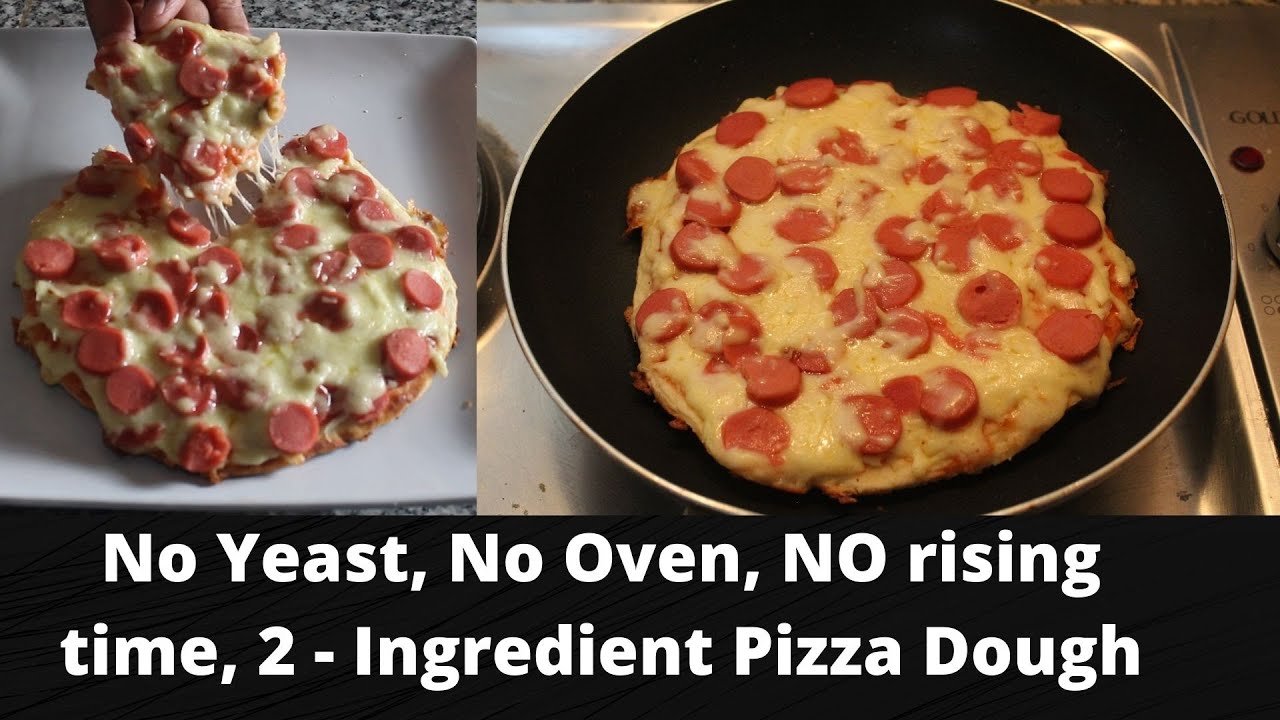 How to make pizza in frying-pan | Stovetop Pizza | Pizza recipe without an Oven