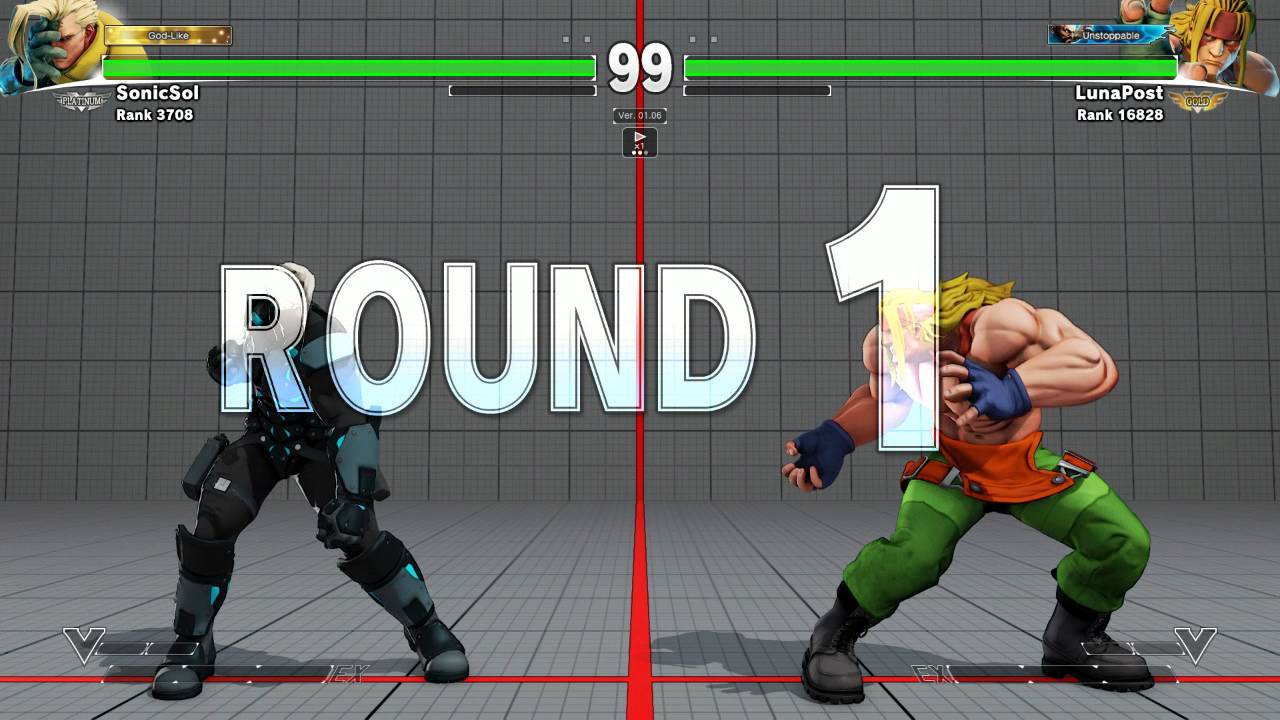 Street Fighter 5 - FT10 versus LunaPost
