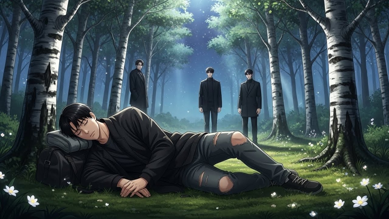 A Homeless Omega Slept Under The Stars- Three Elf Alphas Guarded Him From The Shadows All Night…