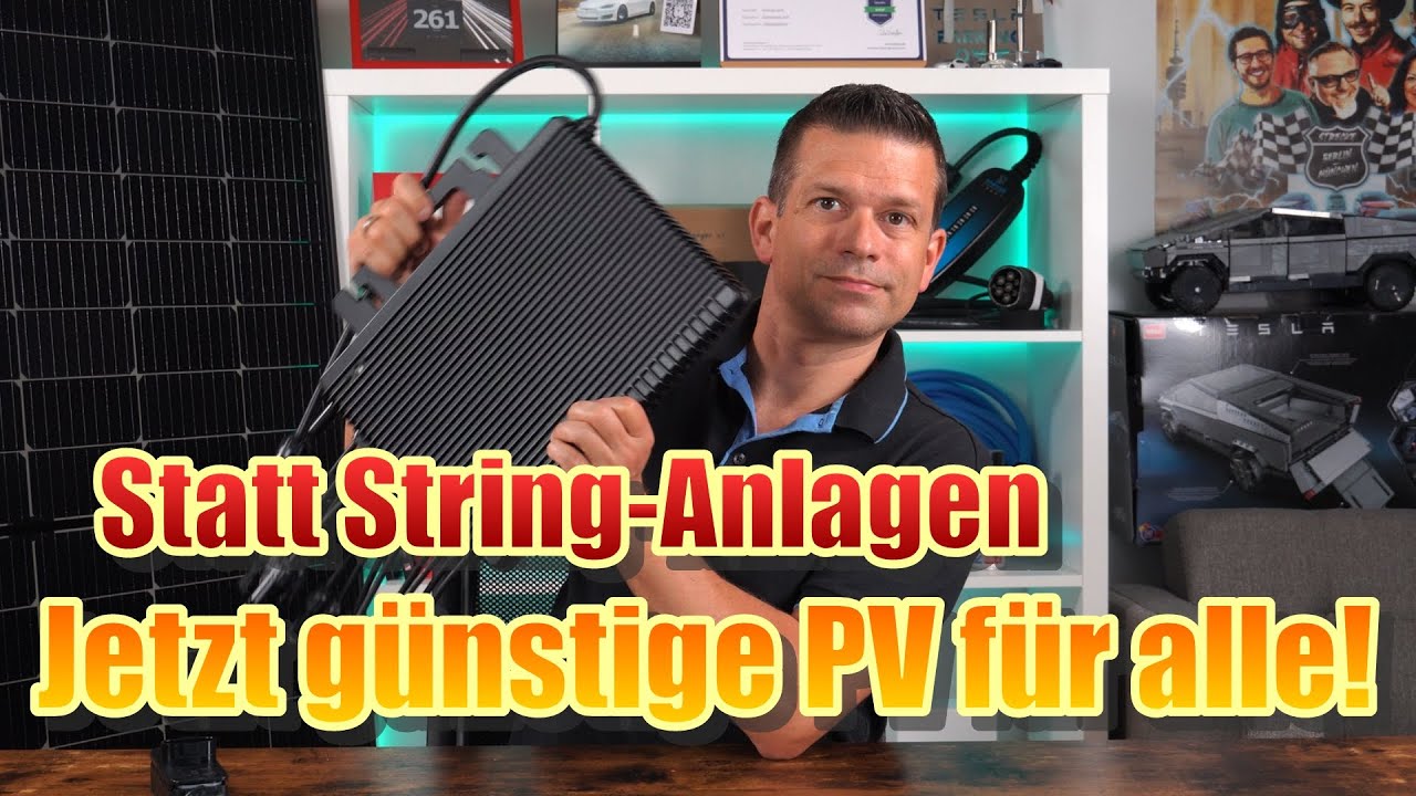 PV-Anlagen preiswert aufbauen! Nicht nur Balkonanlagen – auch große Anlagen mit Mikrowechselrichtern
