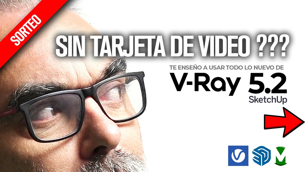 ⚡⚡Vray 5.2 para SketchUp | Te enseño a usar todo lo nuevo | Scatter Decals y mas novedades 🌩️