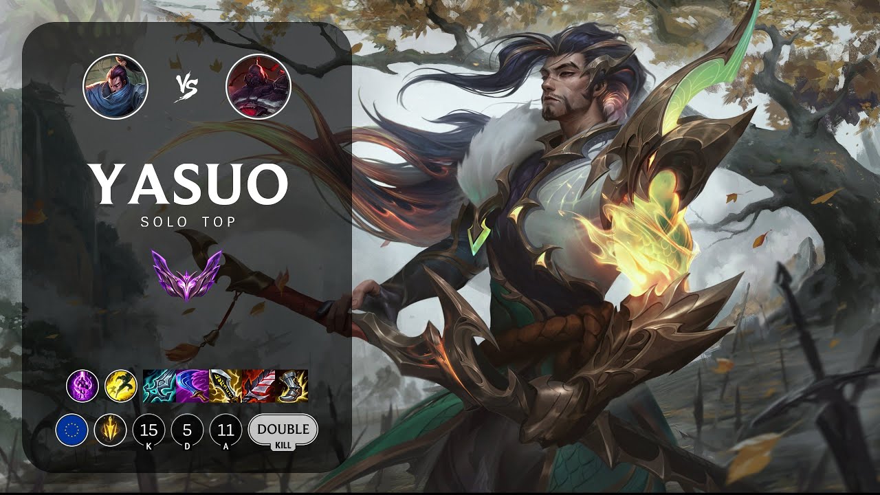 Yasuo Top vs Sion - EUW Master Patch 13.22