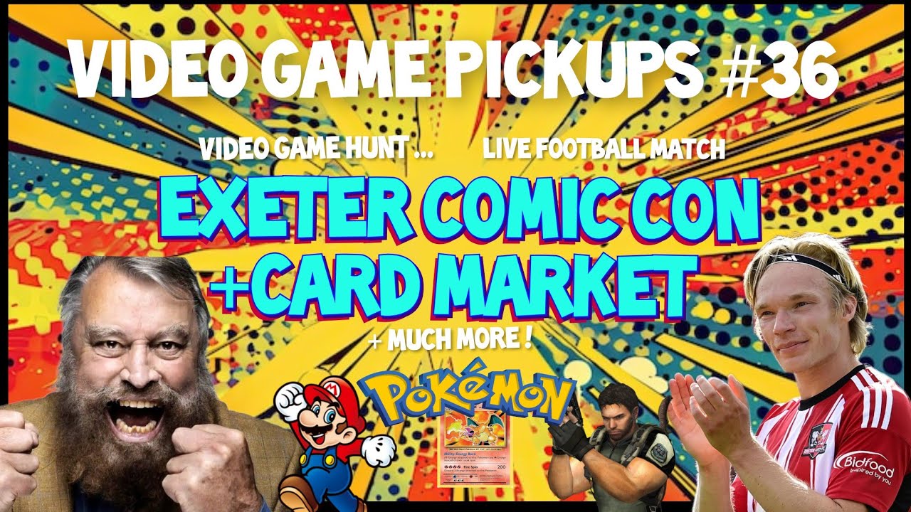 Video Game Pickups 36 Exeter Comic Con, Card market, Retro hunt and more #gaming #comiccon #pokemon 