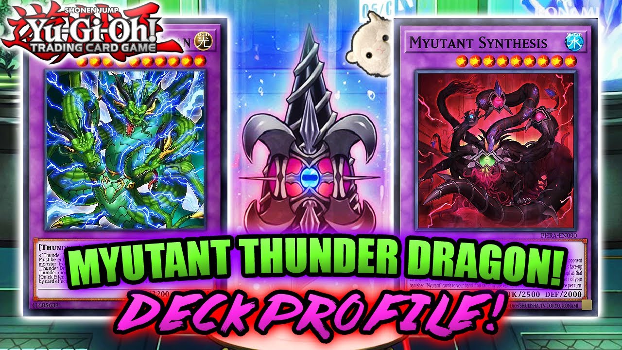 *NEW* Yu-Gi-Oh! MYUTANT THUNDER DRAGON DECK PROFILE W/ TEST HAND & COMBOS! + GIVEAWAY WINNERS!!!