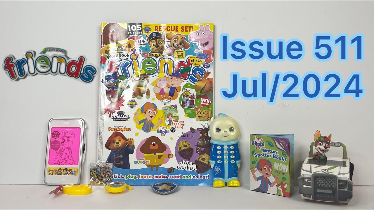 Fun to learn friends magazine, issue 511, Jul/2024, 2 Amazing gifts📱🌝 #cbeebies #redan_funtolearn