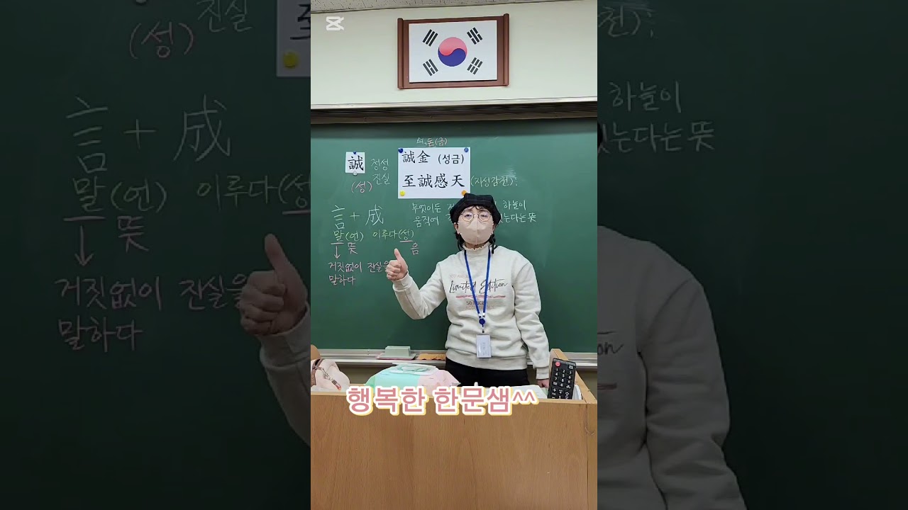 '정성 성' 자가 들어가는 단어를 댓글에 올려주세요  #한문 #한자 #문해력향상 #어휘력향상