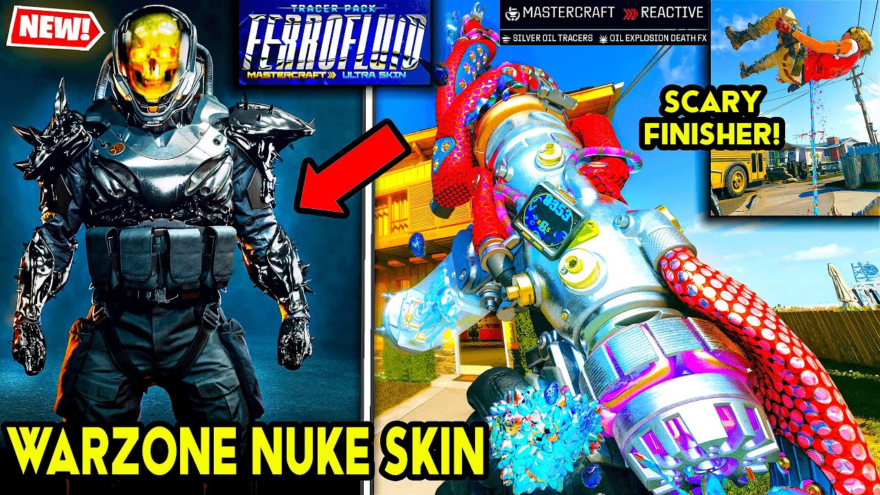 NEW WARZONE NUKE SKIN? ⛽ Tracer Pack FERROFLUID MASTERCRAFT Bundle in BO6 (Purifier AK74 Black Ops 6