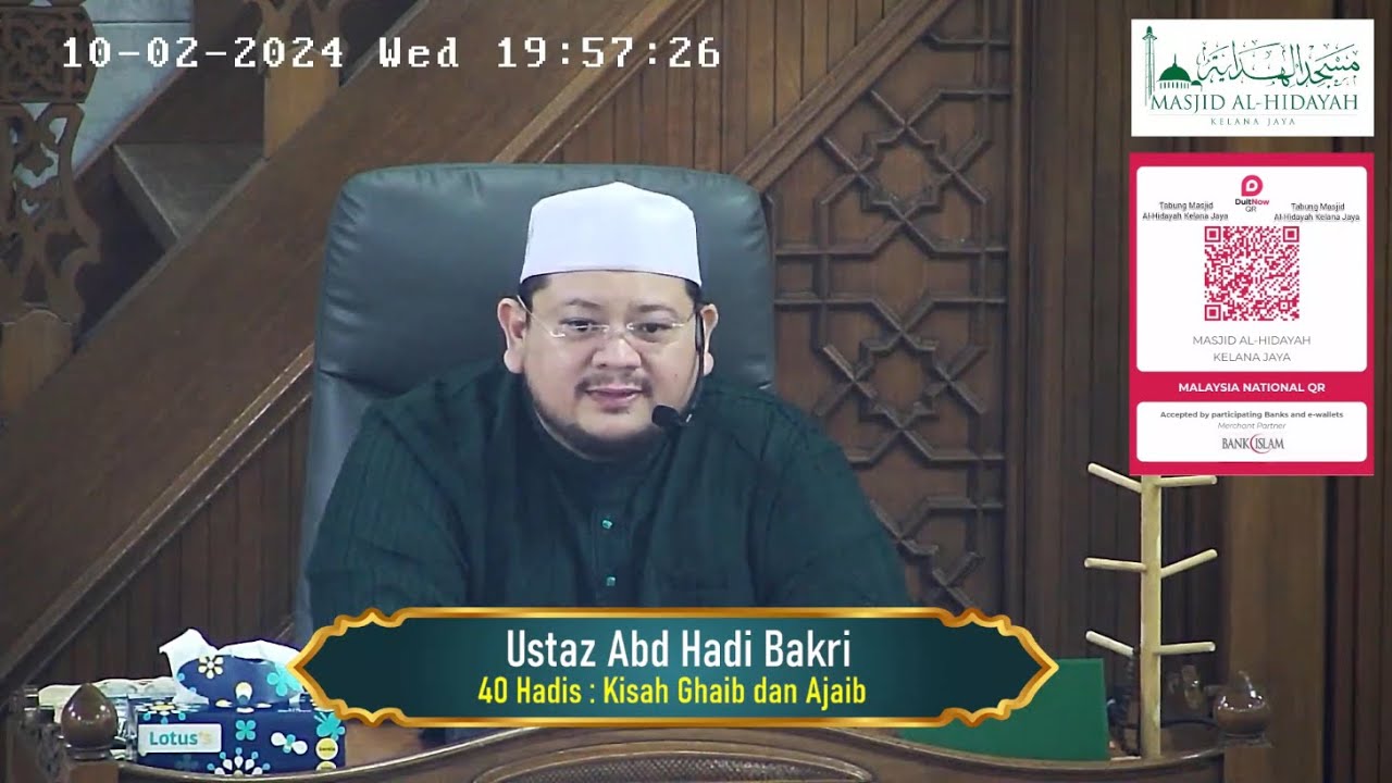 [LIVE] Kuliah Maghrib oleh Ustaz Abdul Hadi Bakri Abdullah