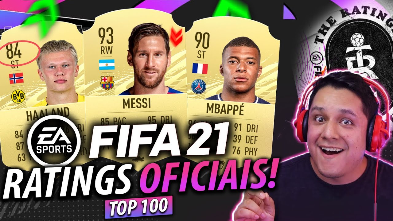 Official FIFA 21 Ratings! Top 100 Best Players! Featuring Messi, Haaland, Mbapp&eacute; and More! 🎮⚽🔥