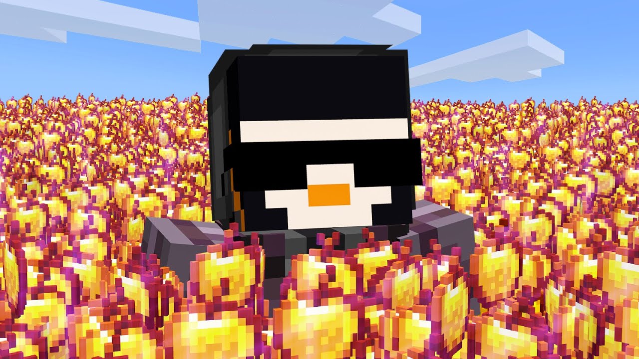 I Found 100 God Apples In Hardcore Minecraft...