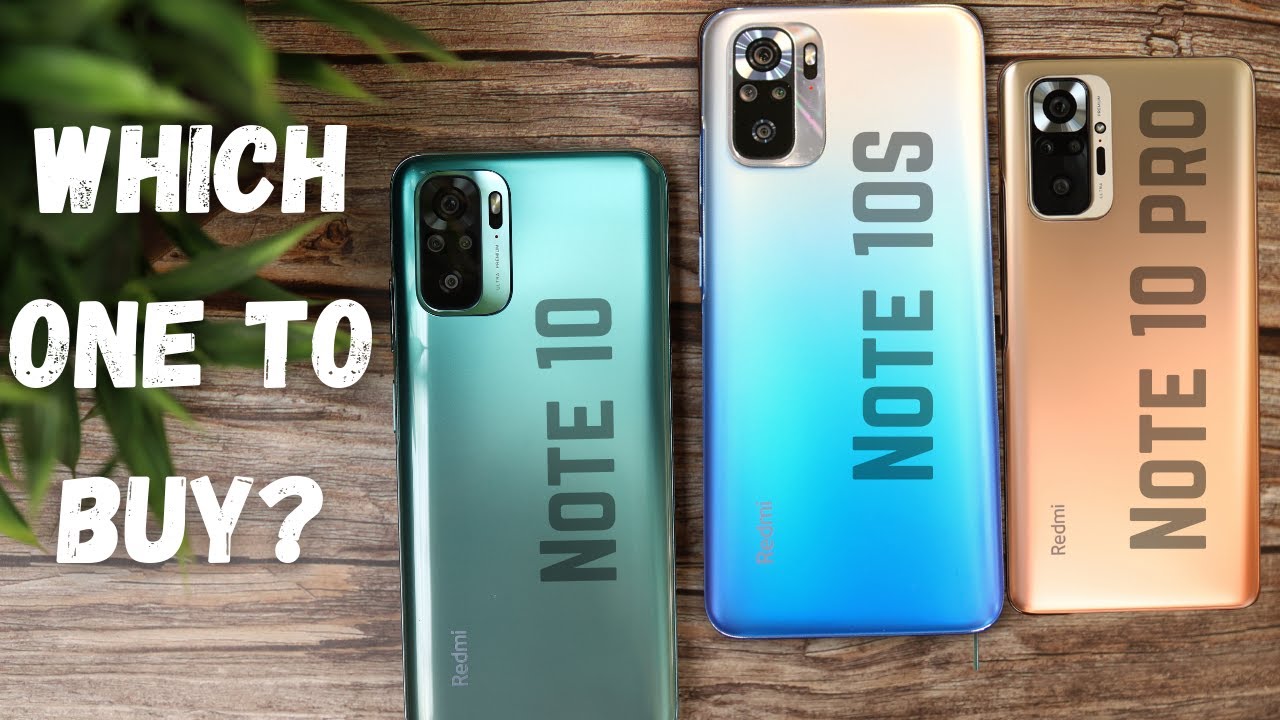 Redmi Note 10 vs Redmi Note 10S vs Note 10 Pro DETAILED Comparison [Hindi]