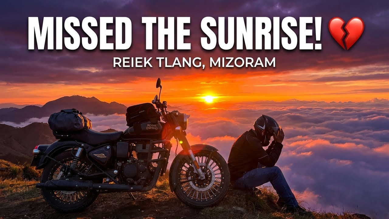 I Missed the Sunrise at Reiek Tlang 💔 (Mizoram Motovlog) #northeastindia  #aizawl #reiek