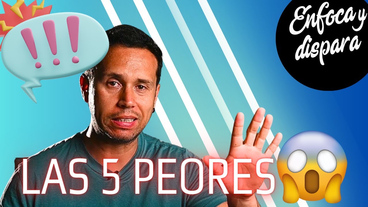 🤢🤮Las 5 PEORES agencias en FOTOGRAFÍA DE STOCK 🤢🤮
