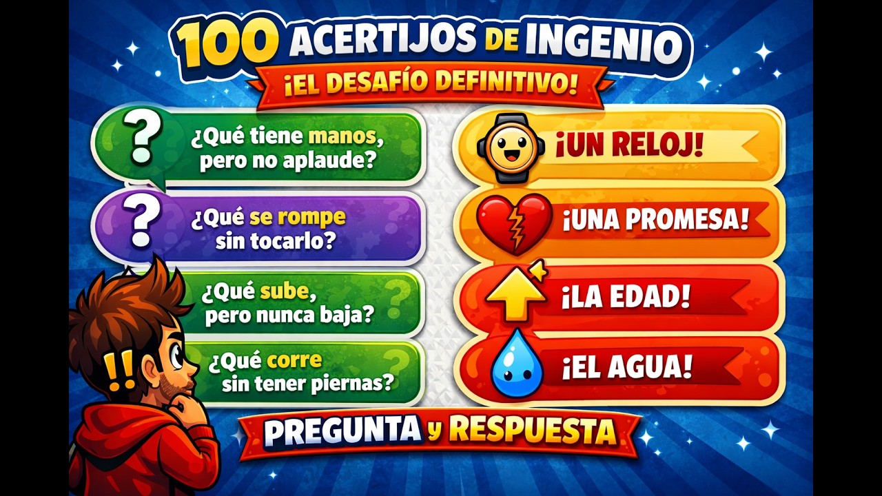 ¿Eres tan listo como crees? El Reto de los 100 Acertijos Imposibles