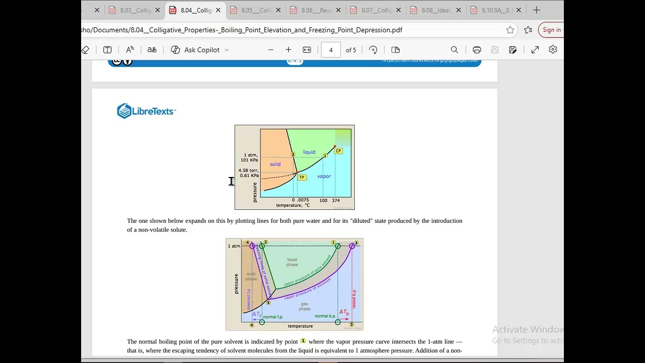 Colligative Properties Lecture