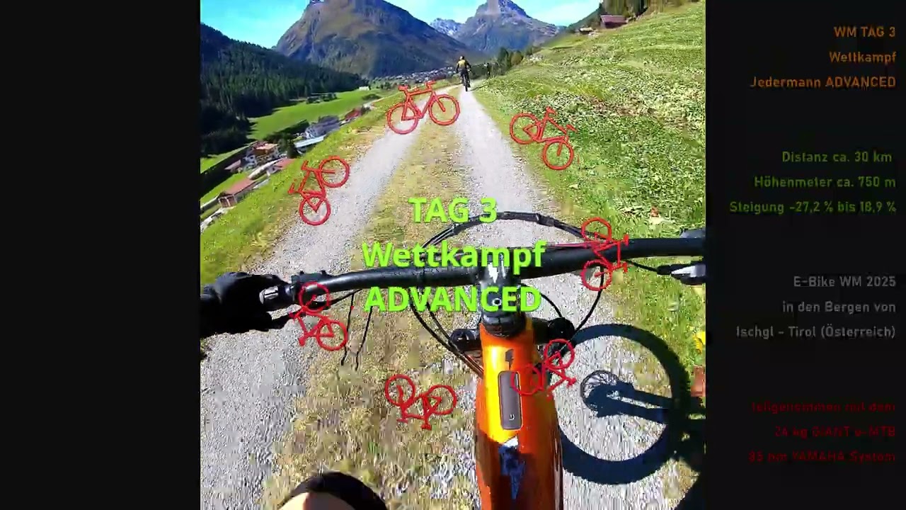 E-Bke WM - ADVANCED Wettkampf Strecke - Ischgl - 2025 (Tag 3)
