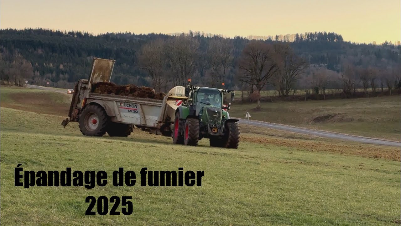 Épandage de fumier 2025 // fendt-Pichon