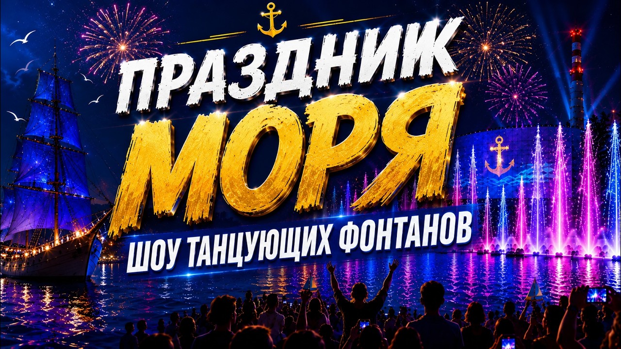🔥 Праздник моря в Клайпеде 2026! Грандиозное шоу фонтанов #klaipėda