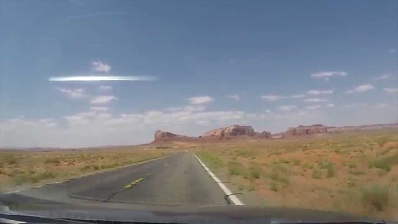US Route 163 heading out of Monument Valley (Bass Phenomenon Beat)
