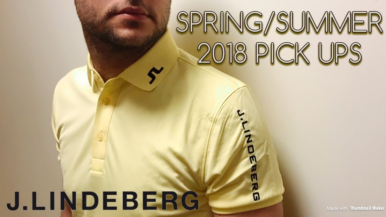 J Lindeberg Golf Clothing Spring + Summer 2018 Pick Ups! How YELLOW is this polo?!