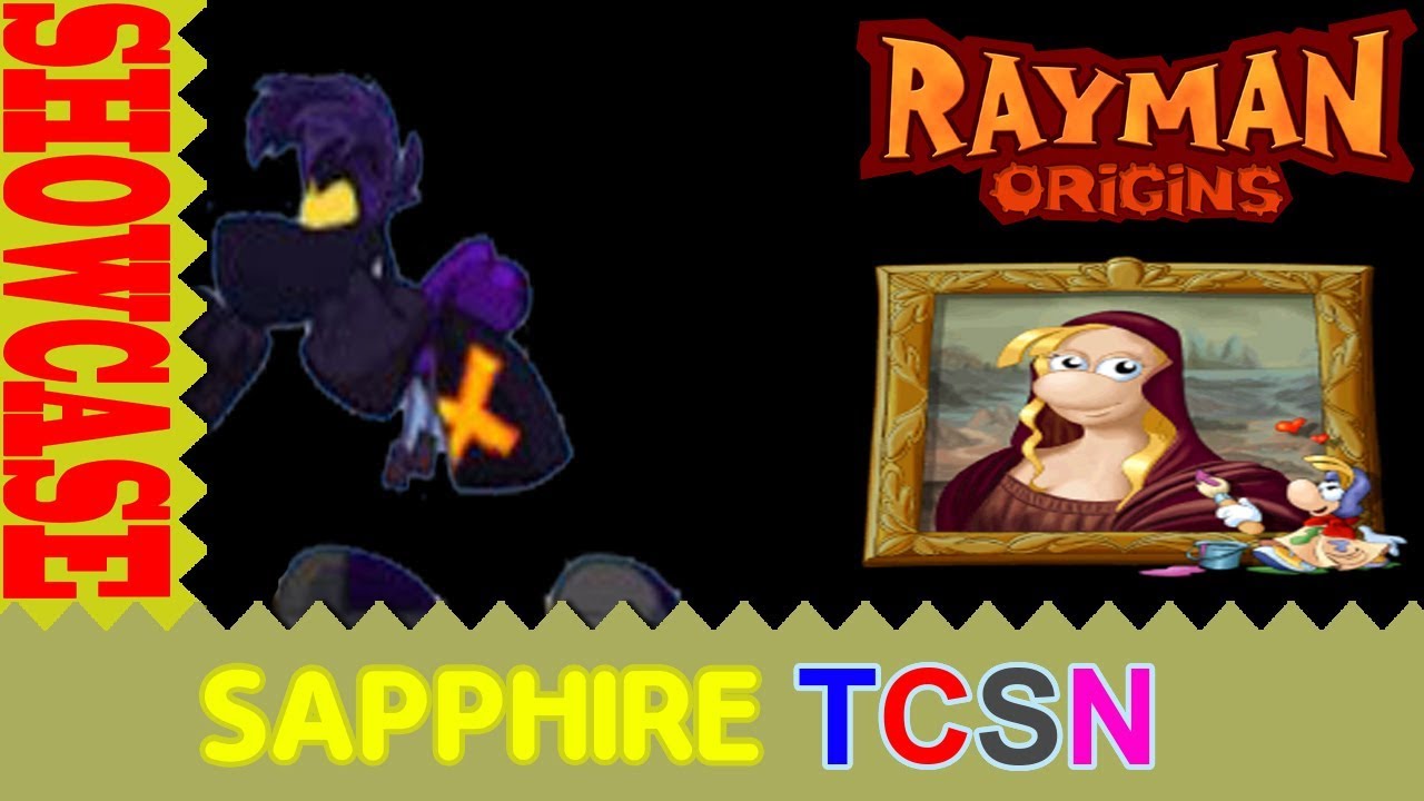 Rayman Origins Picture City Showcase with Dark Rayman