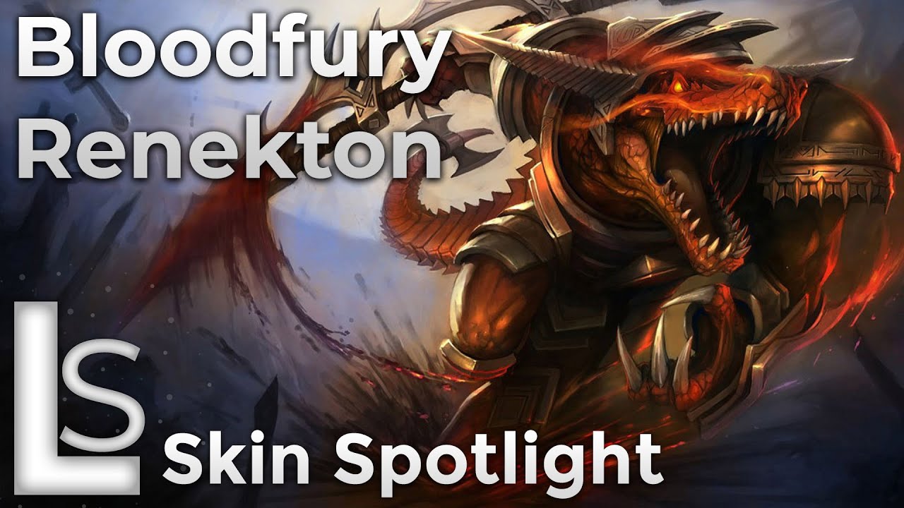 Bloodfury Renekton - Skin Spotlight - Bloodstone Collection - League of Legends