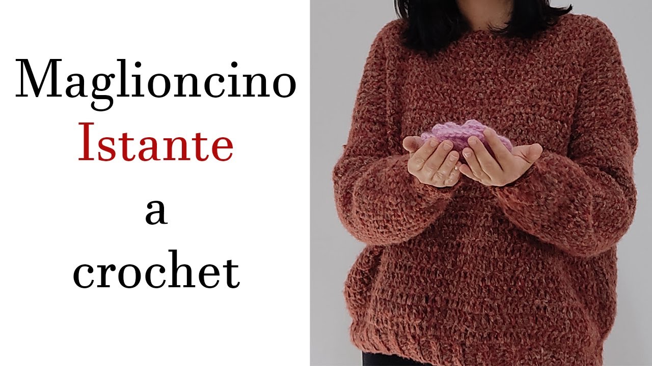 Tutorial Maglioncino a uncinetto  Istante